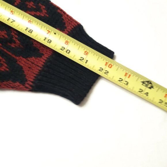 Vintage McGregor Sweater Mens Large Red Long Sleeve Pullover 48 in Chest - Picture 7 of 14